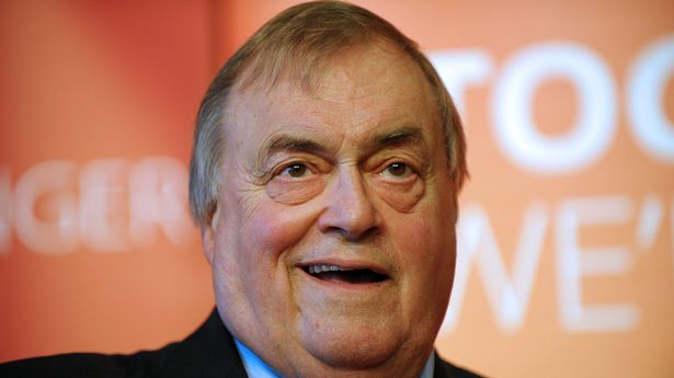 Former Labour Party Deputy Prime Minister John Prescott has died