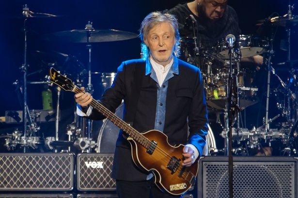 Paul McCartney performs during the third day of Corona Capital Fest at Autódromo Hermanos Rodríguez on November 17, 2024 in Mexico City, Mexico