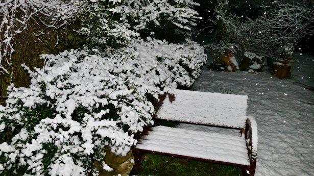 Snow this morning in Berkshire