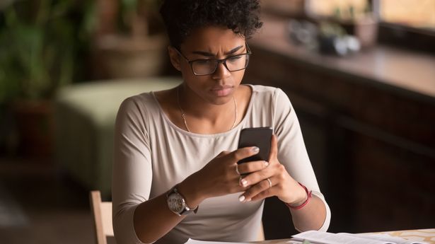 woman using mobile phone